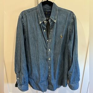 Polo Ralph Lauren chambray shirt, size M